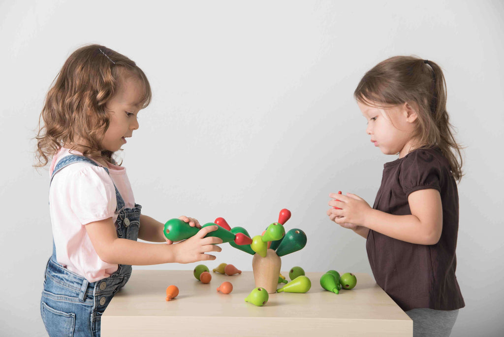 PlanToys Balancespiel Steckspiel für Kinder Kaktus - Heldenspielzeug