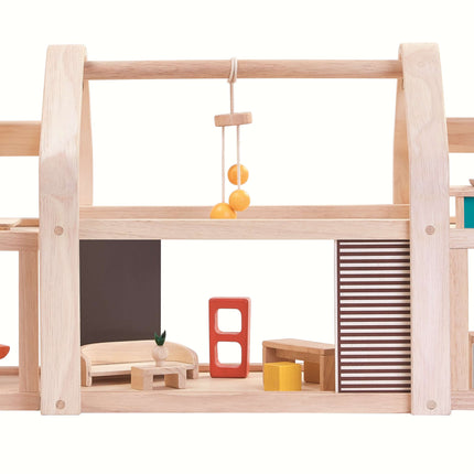 PlanToys Puppenhaus Möbliert zum Mitnehmen