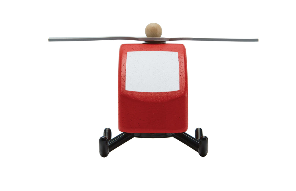 PlanToys Holz Hubschrauber - Heldenspielzeug