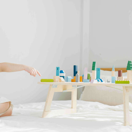 PlanToys Spielklötze Holzbausteine Großstadt