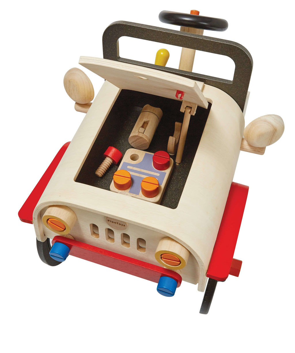 PlanToys Automechaniker Kinderrollenspiel - Heldenspielzeug