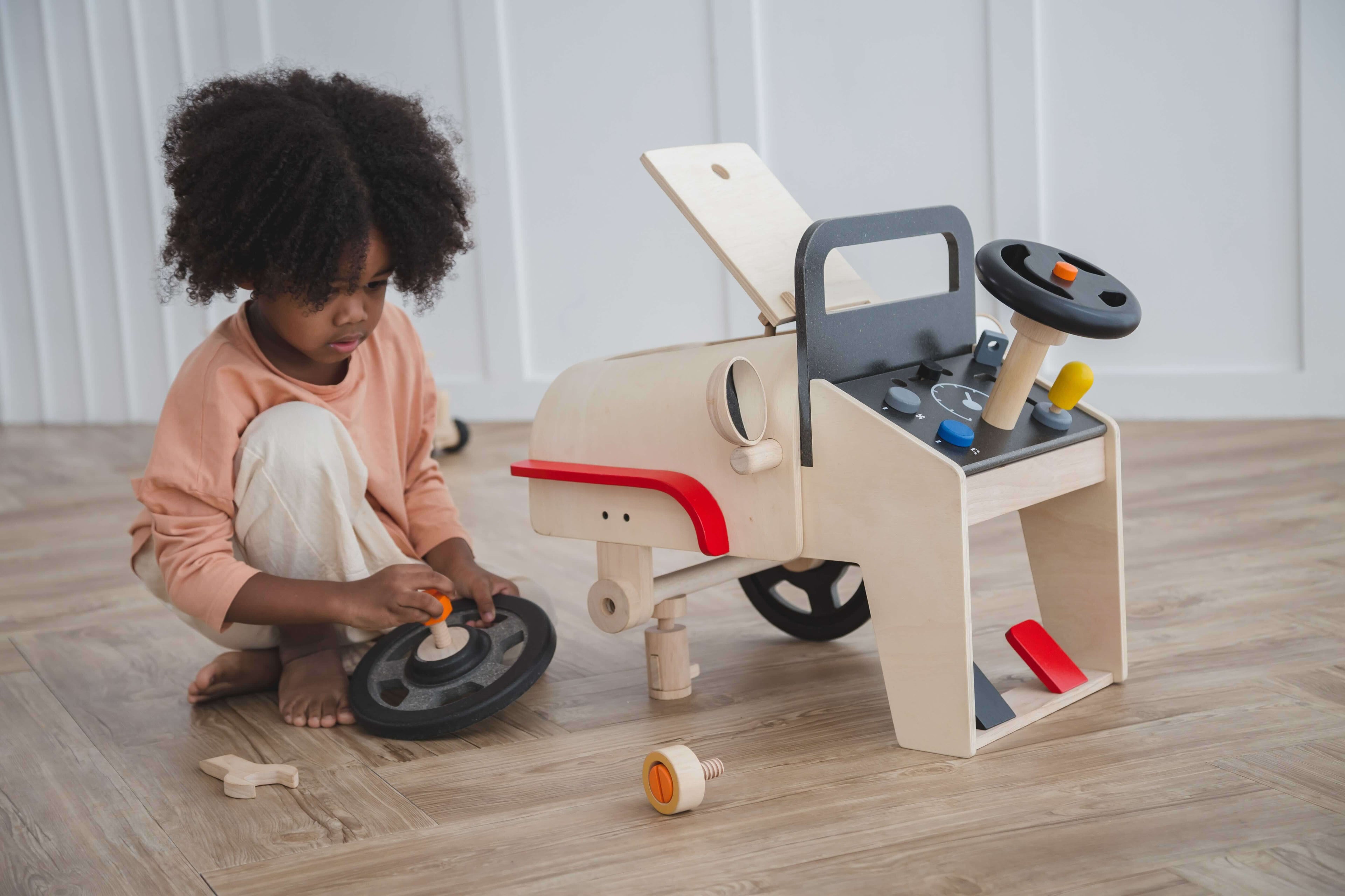 PlanToys Automechaniker Kinderrollenspiel - Heldenspielzeug