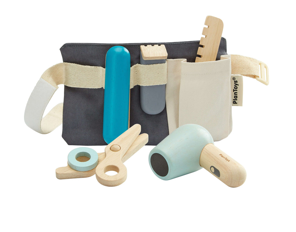 PlanToys Friseur Set aus Holz - Heldenspielzeug