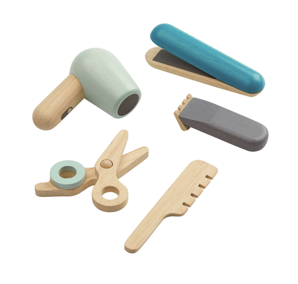 PlanToys Friseur Set aus Holz - Heldenspielzeug