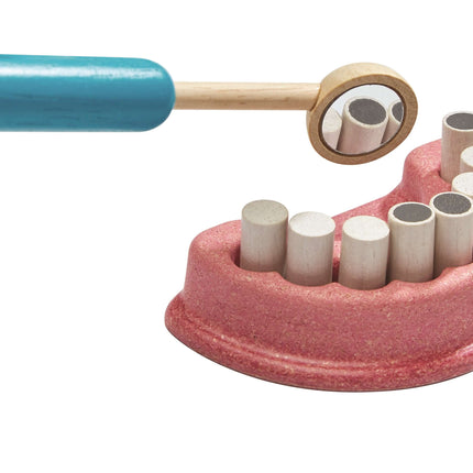 PlanToys Kinder Zahnarzt Set aus Holz (13 Teile)