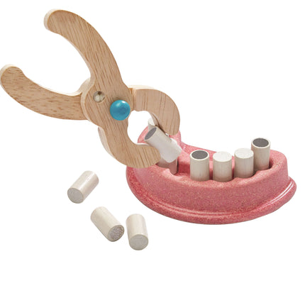 PlanToys Kinder Zahnarzt Set aus Holz (13 Teile)
