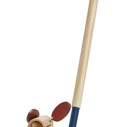 PlanToys Schiebe & Nachziehtier Hund