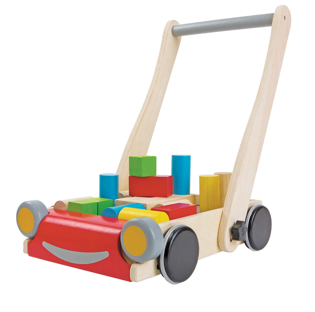 PlanToys Verstellbarer Lauflernwagen - Heldenspielzeug