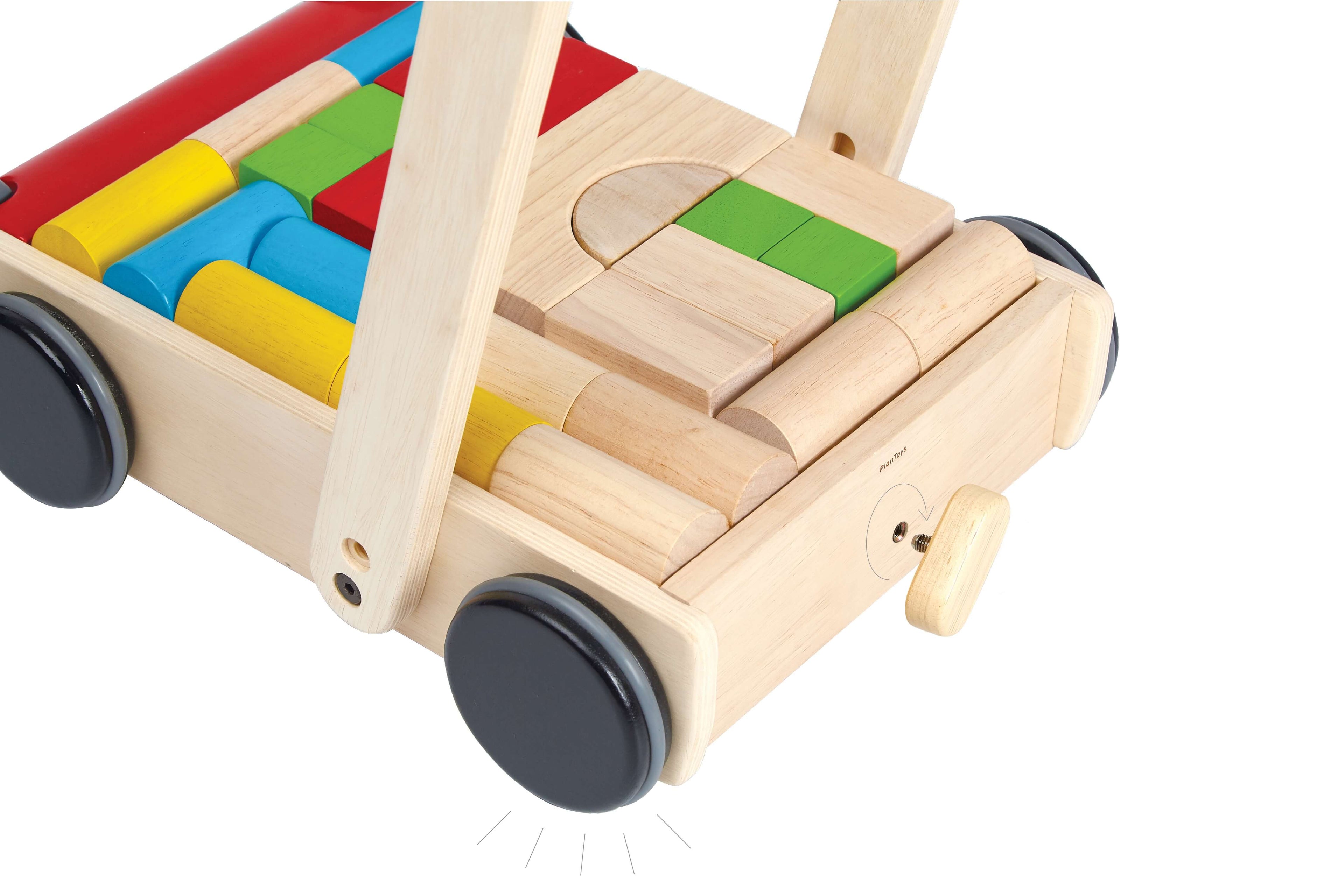 PlanToys Verstellbarer Lauflernwagen - Heldenspielzeug