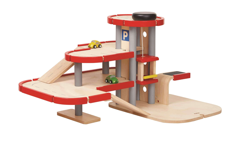 PlanToys Parkhaus City (3 Teile) - Heldenspielzeug