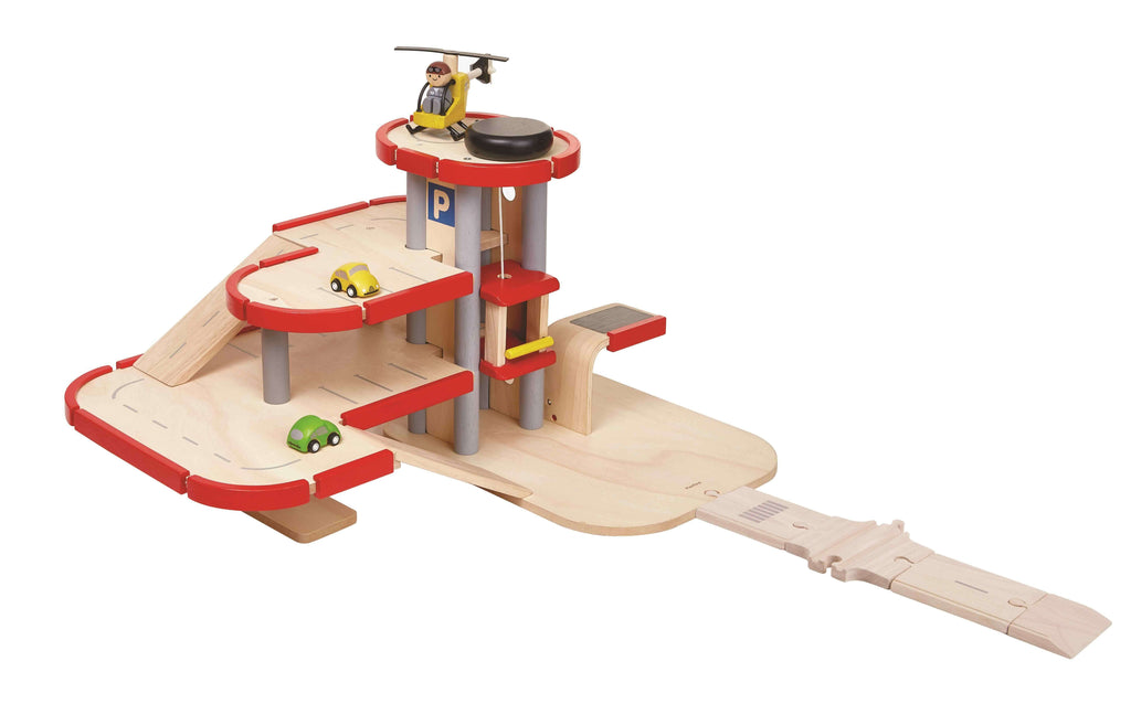 PlanToys Parkhaus City (3 Teile) - Heldenspielzeug