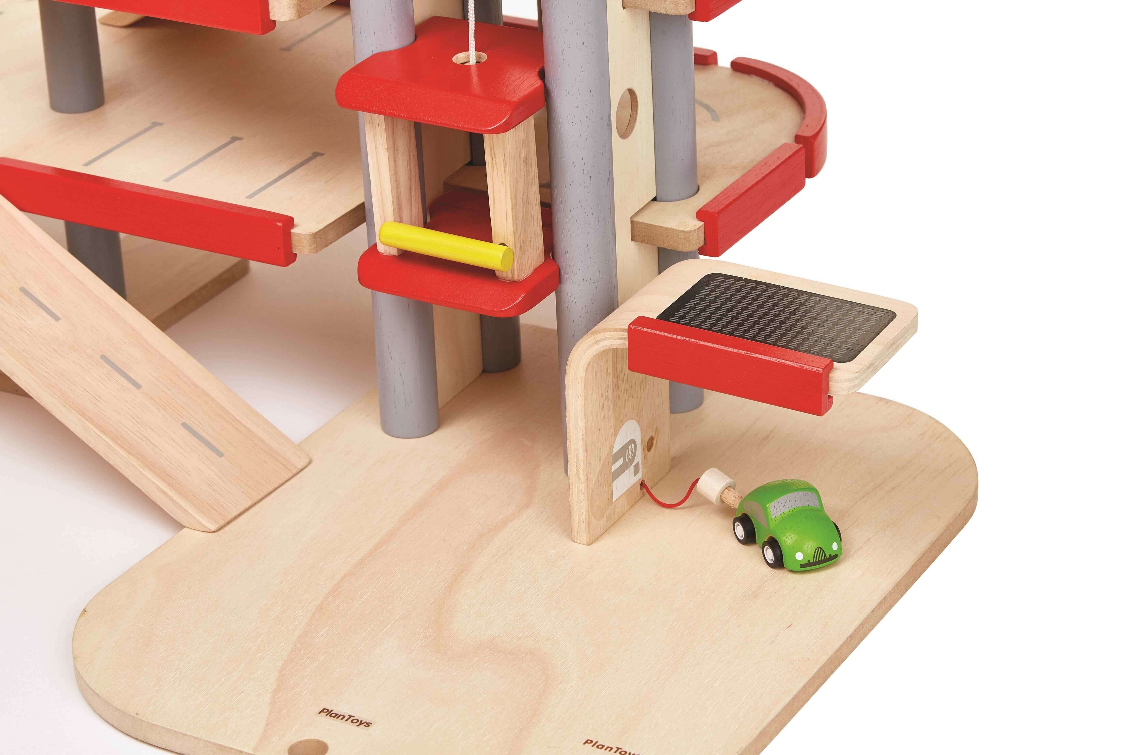 PlanToys Parkhaus City (3 Teile) - Heldenspielzeug
