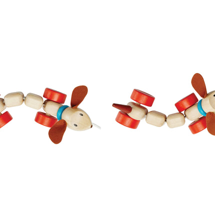 PlanToys Ziehtier Happy Puppy Hund