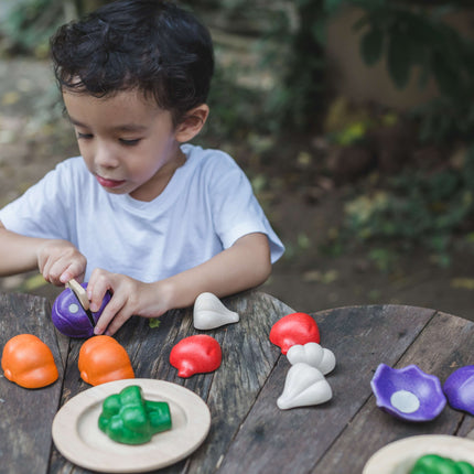 PlanToys Gemüse Schneiden Spielset (6 Teile)