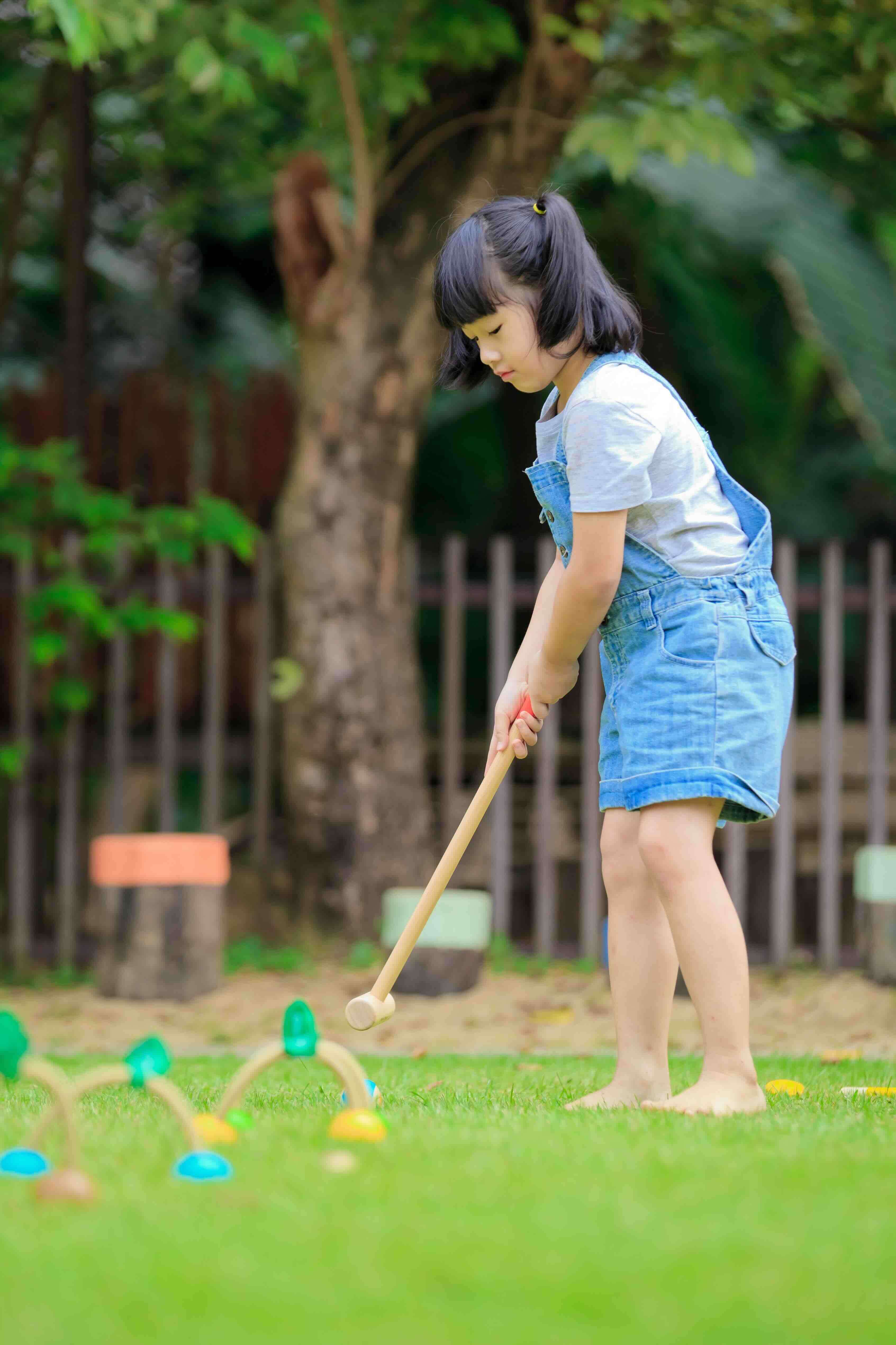 PlanToys Krocket Spiel Tiere - Heldenspielzeug