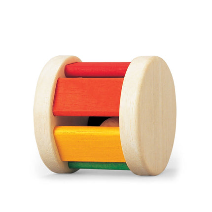 PlanToys Krabbelspielzeug Rolle Rollrassel Walze
