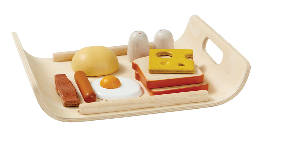 PlanToys Frühstücksmenu (10 Teile) - Heldenspielzeug
