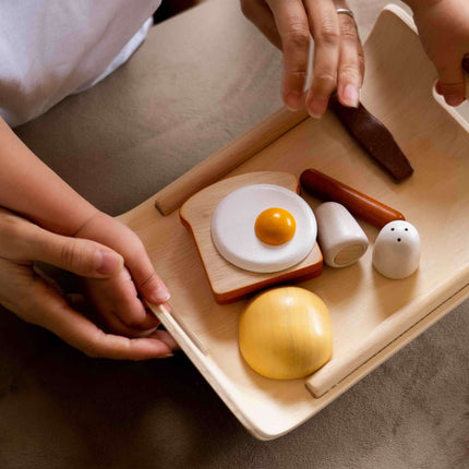 PlanToys Frühstücksmenu (10 Teile)