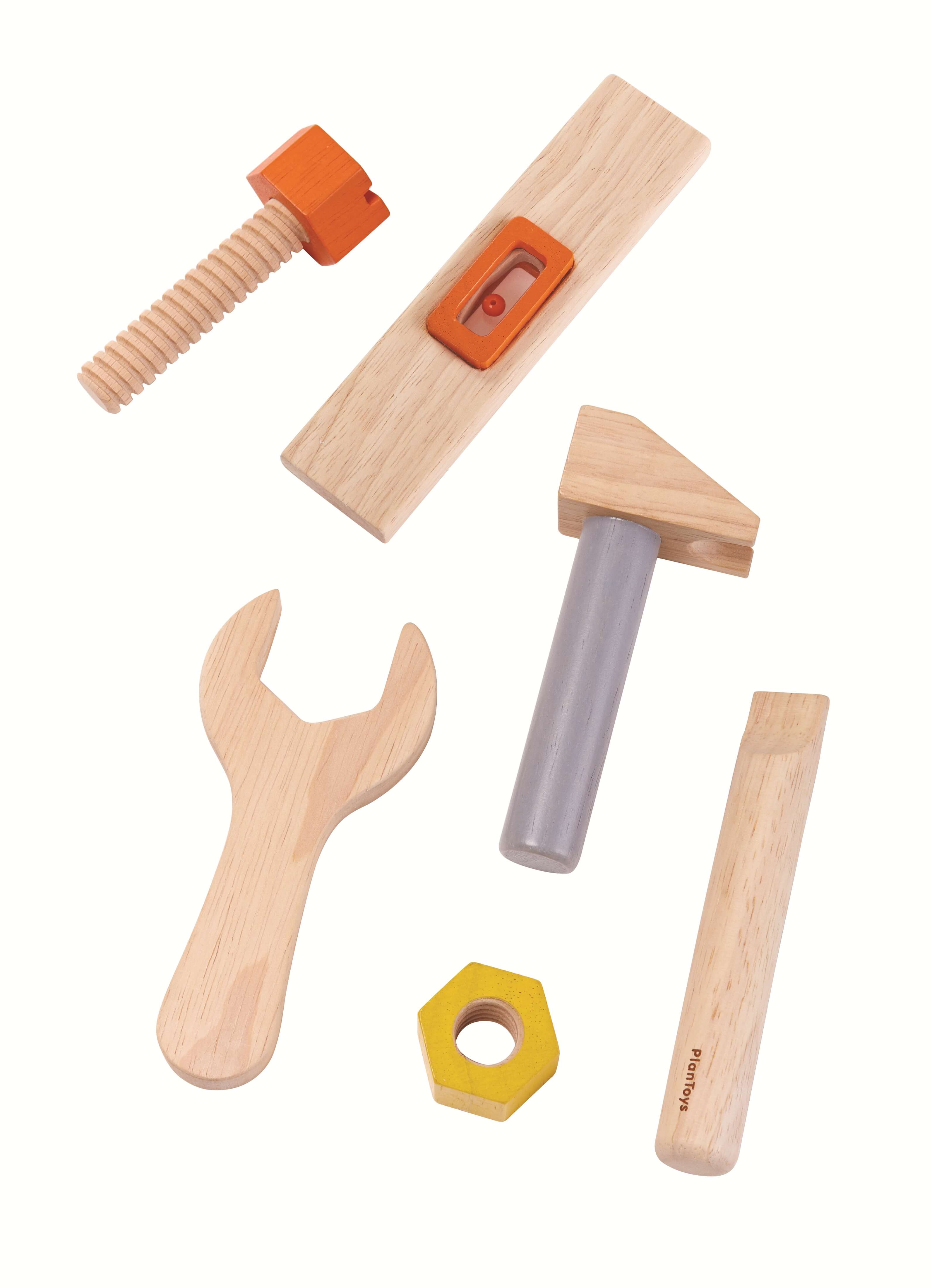 PlanToys Werkzeuggürtel Set (7 Teile) - Heldenspielzeug