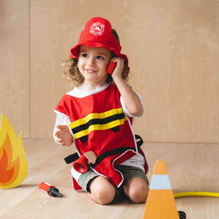 PlanToys Feuerwehrleute Spielset (8 Teile)