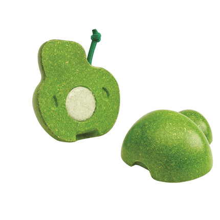 PlanToys Krummes Obst & Gemüse Schneideset (6 Teile) - Heldenspielzeug