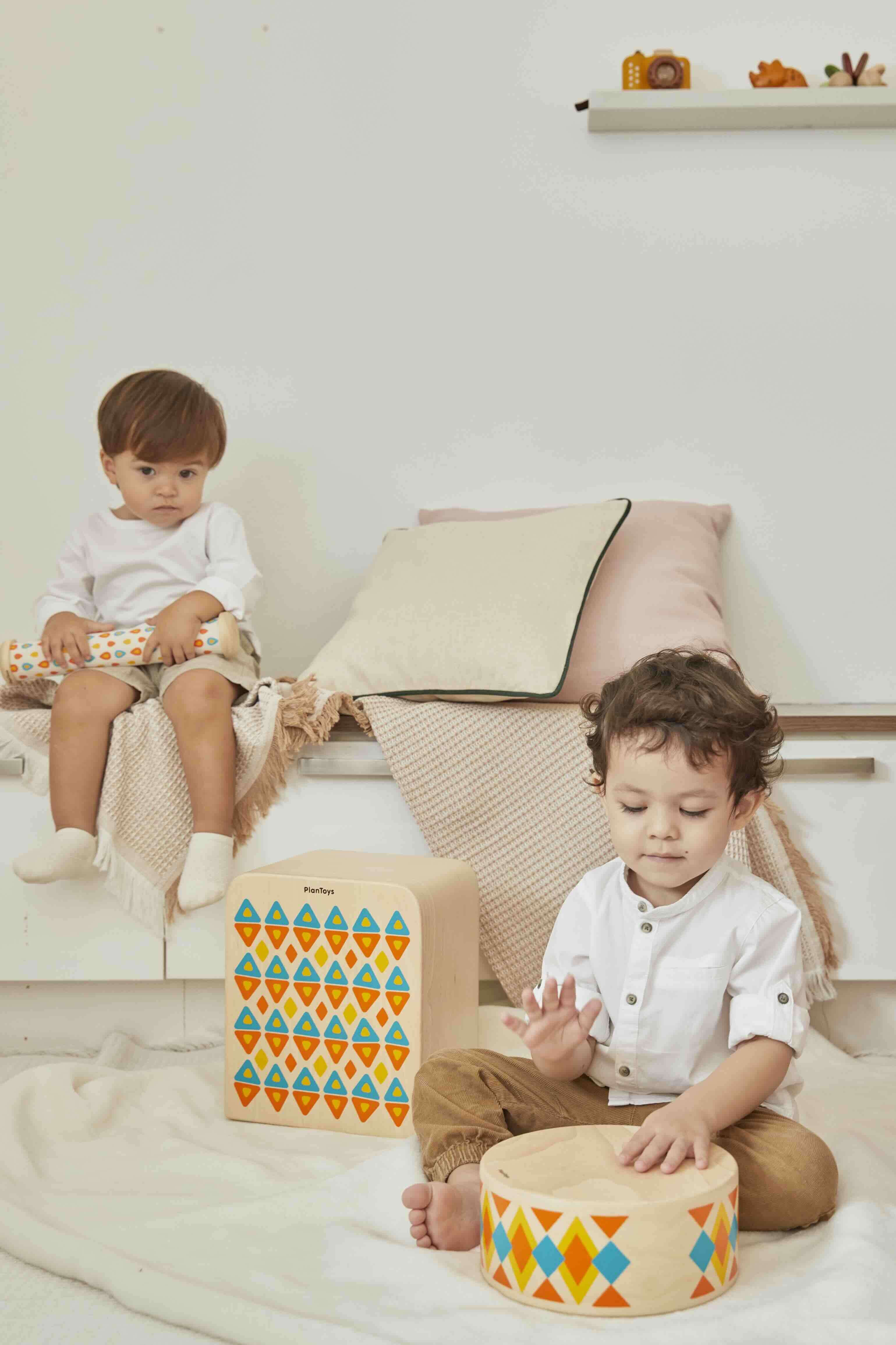 PlanToys Holztrommel - Heldenspielzeug