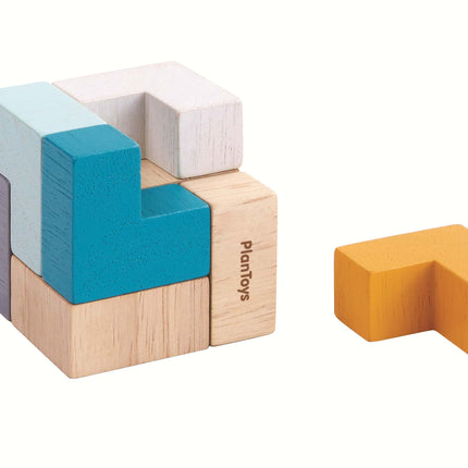 PlanToys 3D Würfel Puzzle (9 Teile)