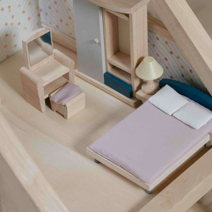 PlanToys Puppenhausmöbel Schlafzimmer Orchard