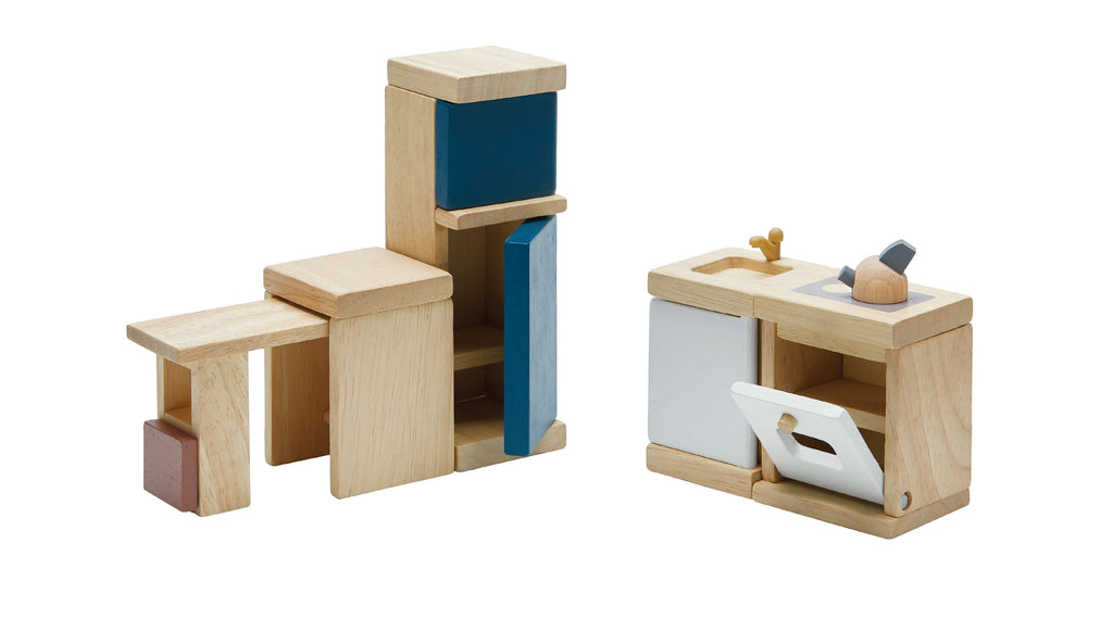 PlanToys Puppenhausmöbel Küche Orchard - Heldenspielzeug