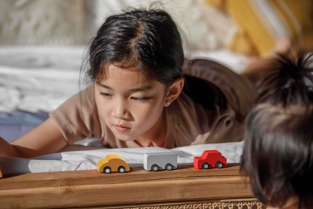 PlanToys Mini Auto Set (5 Stück) - Heldenspielzeug