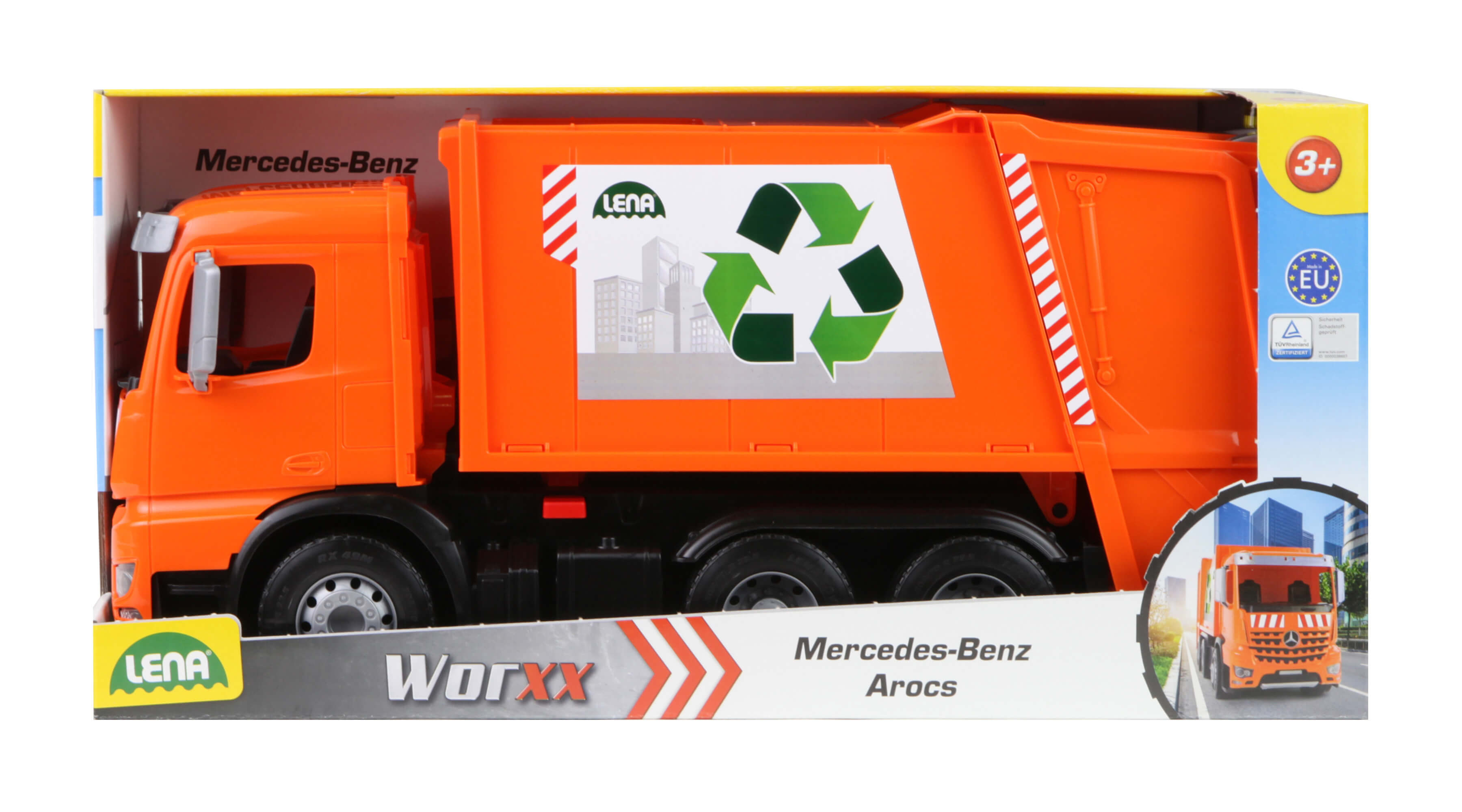 Lena WORXX Müllwagen Arocs - Heldenspielzeug