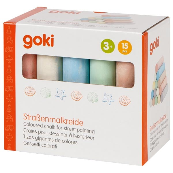Goki Straßenmalkreide - Heldenspielzeug