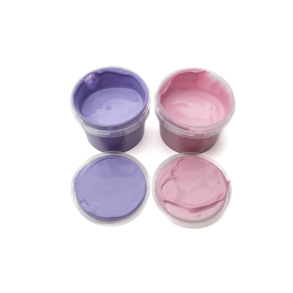 NeoGrün Bio-Fingerfarben vegan - 2er Set "Nori" - pink/violett - Heldenspielzeug