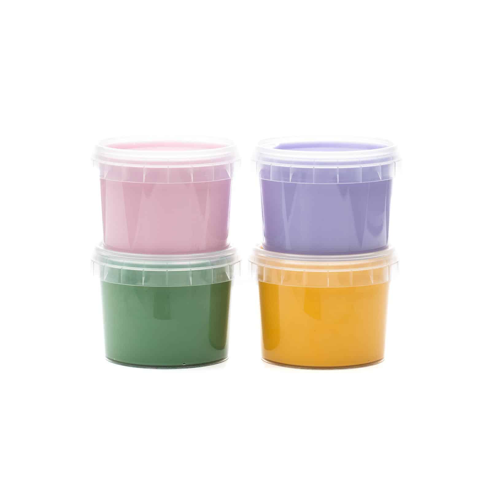 NeoGrün Bio-Fingerfarben vegan - 4er Set "Luka" - Heldenspielzeug