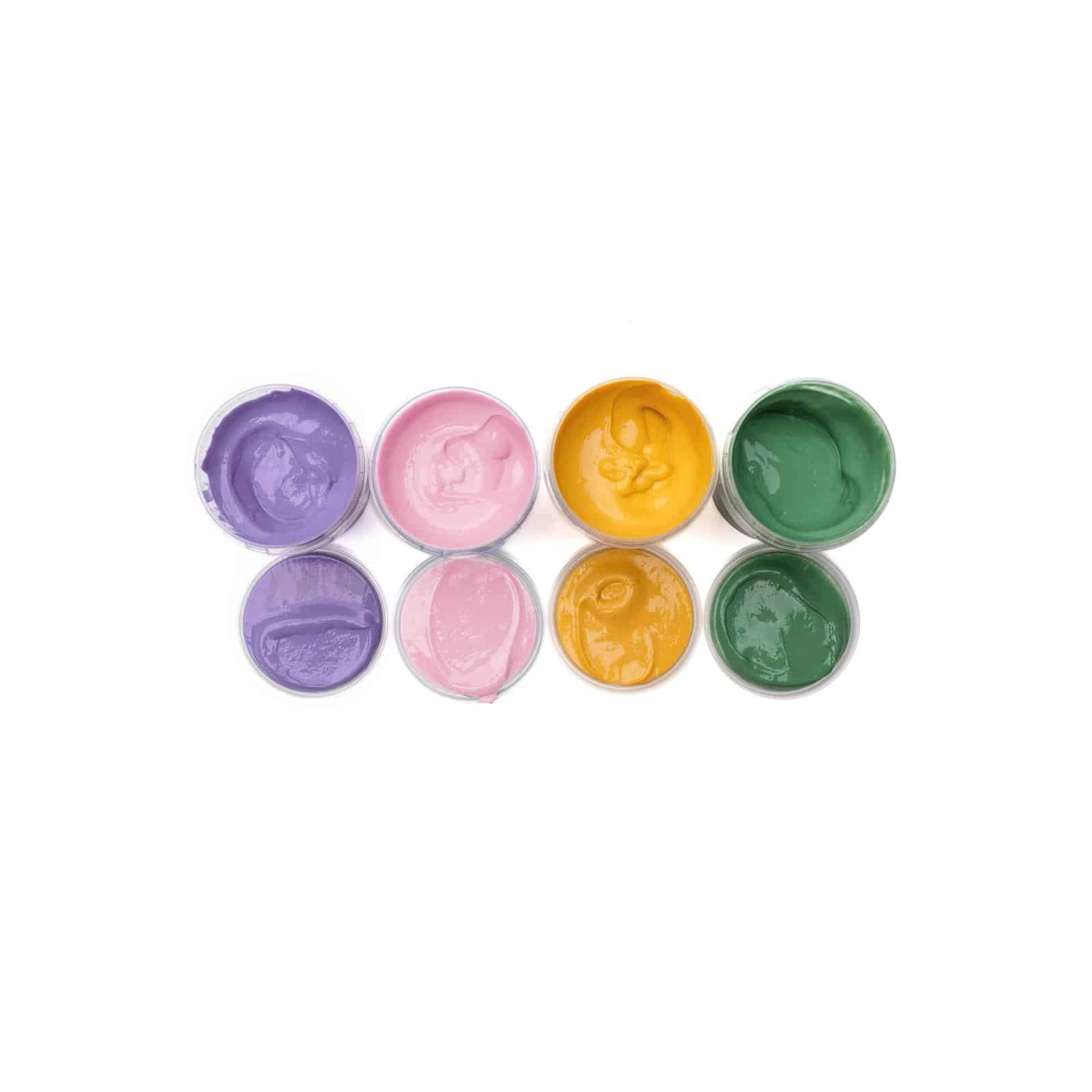 NeoGrün Bio-Fingerfarben vegan - 4er Set "Luka" - Heldenspielzeug