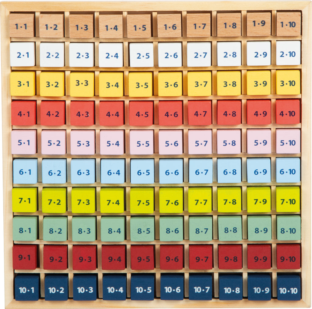 Small Foot Lernspiel Kunterbuntes 1 x 1 „Educate“ - Heldenspielzeug