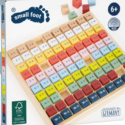 Small Foot Lernspiel Kunterbuntes 1 x 1 „Educate“