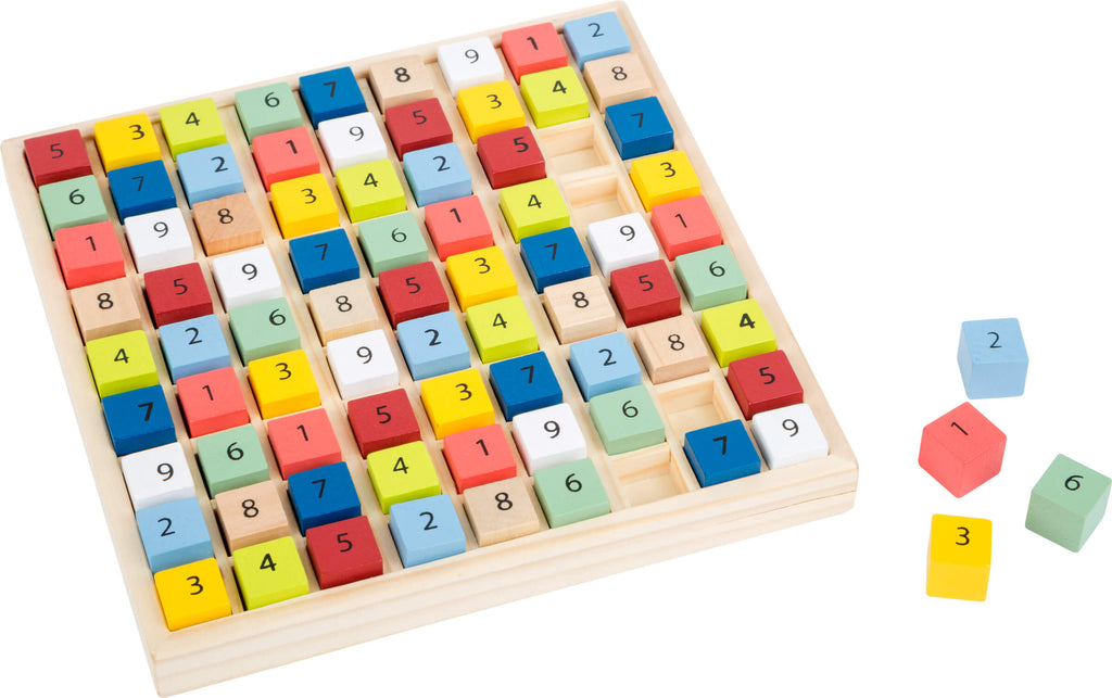 Small Foot Lernspiel Buntes Sudoku „Educate“ - Heldenspielzeug