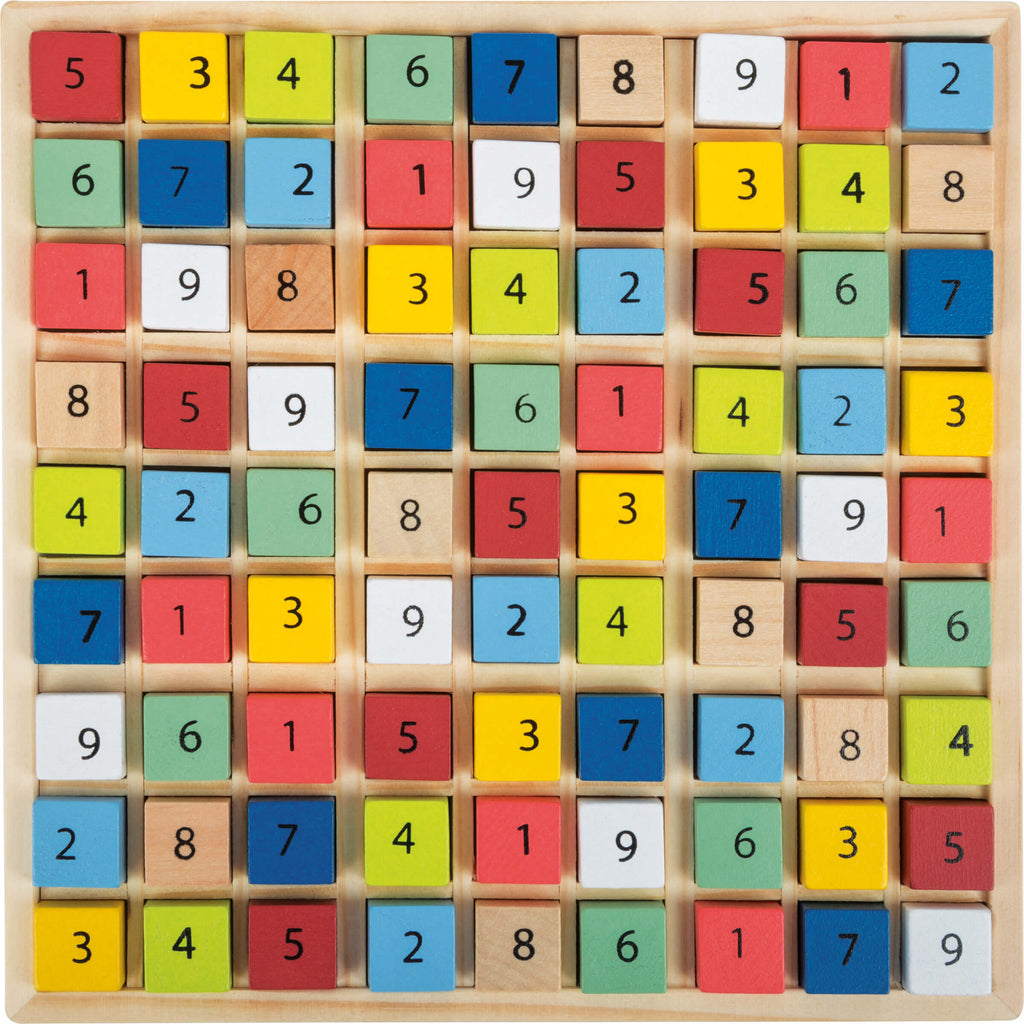 Small Foot Lernspiel Buntes Sudoku „Educate“ - Heldenspielzeug