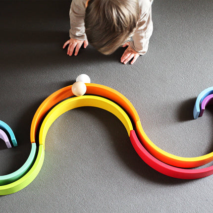 Small Foot Holzbausteine Regenbogen XL
