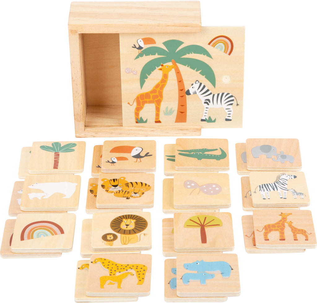 Small Foot Memory Memo „Safari“ - Heldenspielzeug