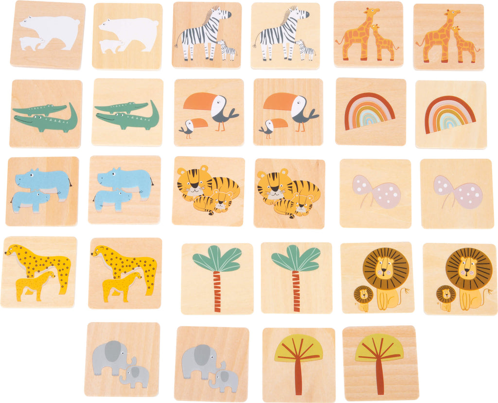 Small Foot Memory Memo „Safari“ - Heldenspielzeug