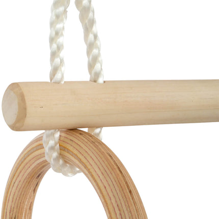 Small Foot Trapez mit Turnringen aus Holz