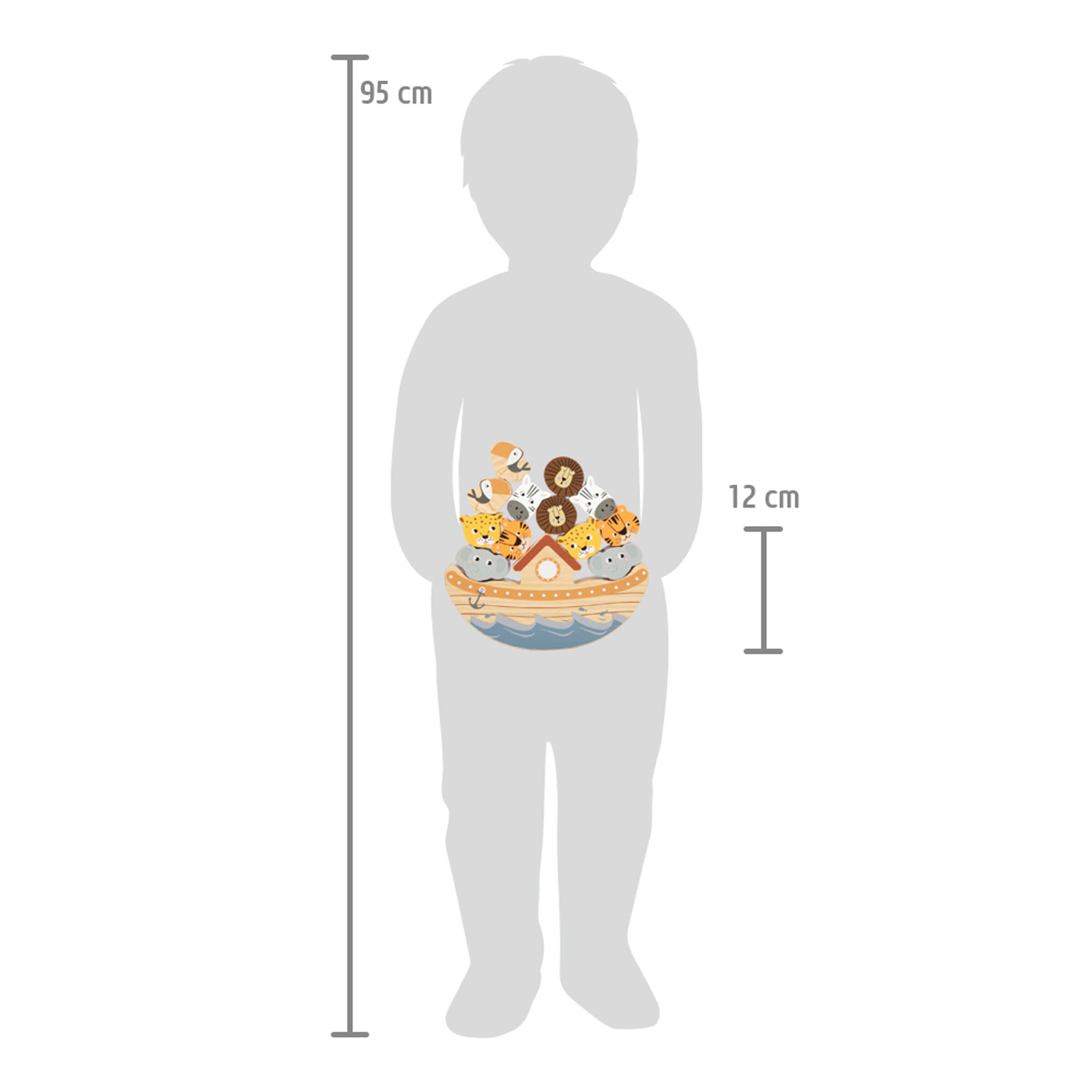 Small Foot Stapelspiel Arche Safari - Heldenspielzeug