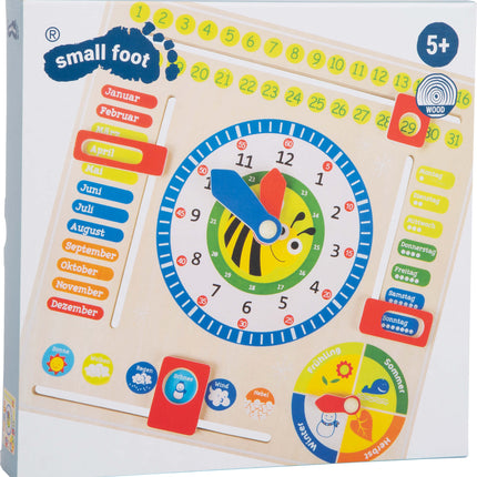 Small Foot Lerntafel Datum, Uhr- & Jahreszeiten DE