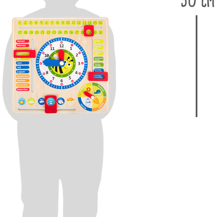 Small Foot Lerntafel Datum, Uhr- & Jahreszeiten DE