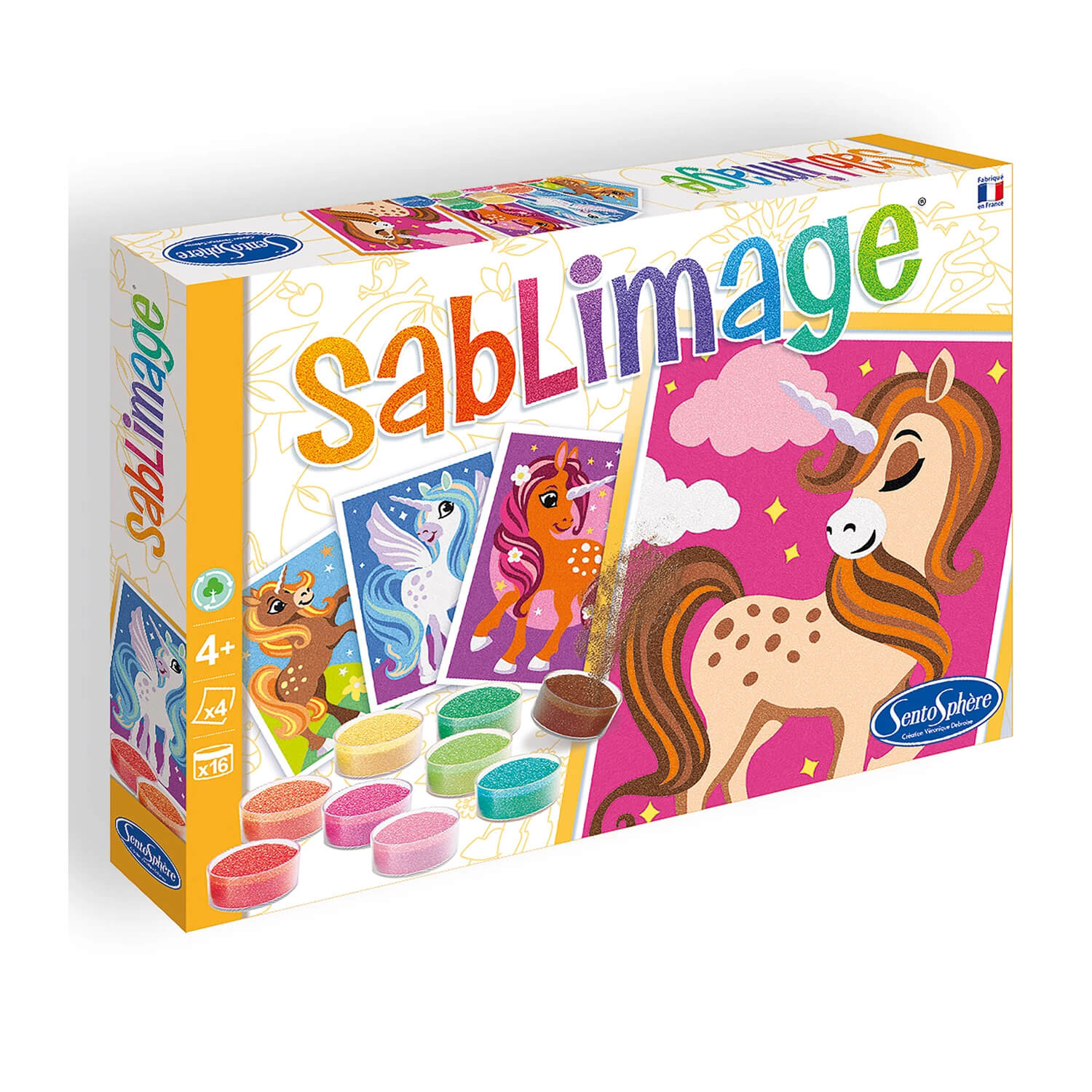 Sentosphere Sandbilder Einhörner