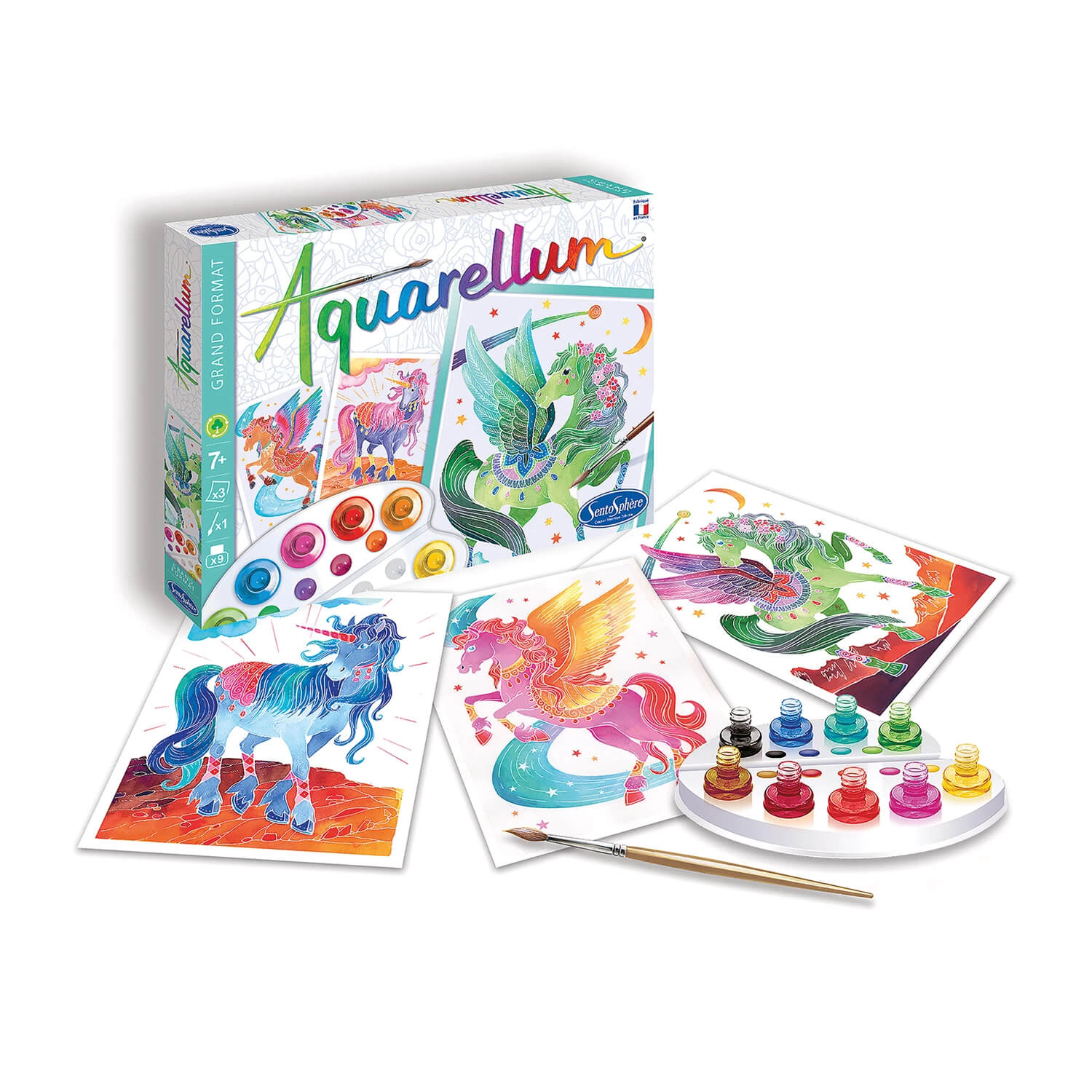 Sentosphere Aquarellum Einhorn & Pegasus