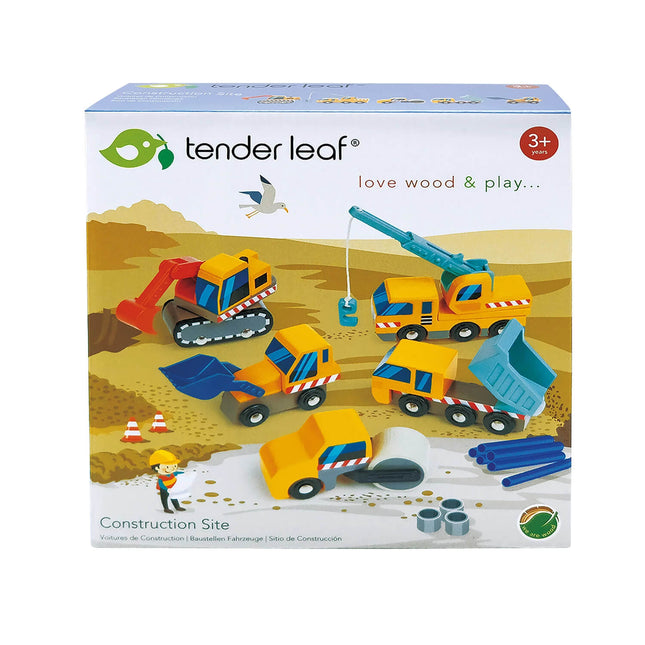 Tender Leaf Holz Fahrzeuge Baustelle