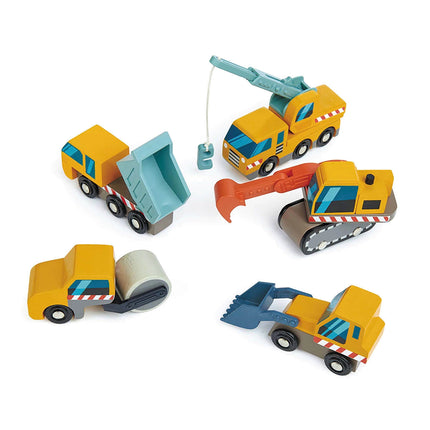 Tender Leaf Holz Fahrzeuge Baustelle